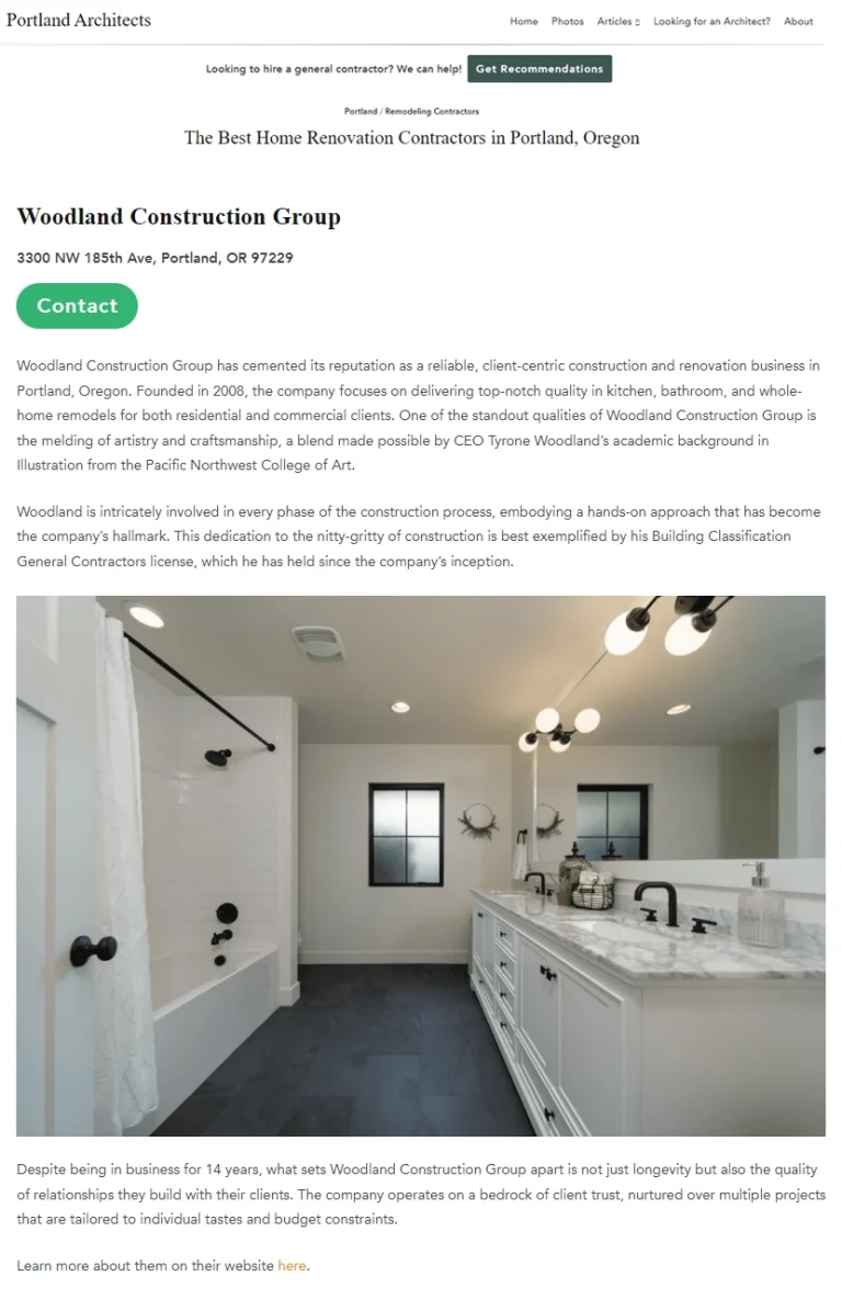 The Best Home Renovation Contractors in Portland from Portland Architect